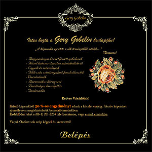 Gery Gobelin - Gobelin �s festett lapok